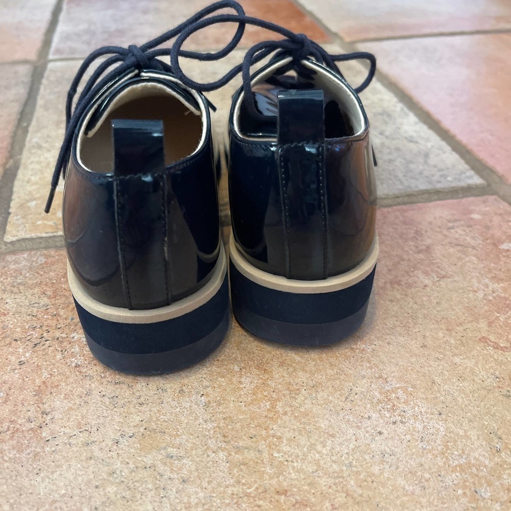 Zara Kids patent leather lace up shoe - Picture 3 of 7